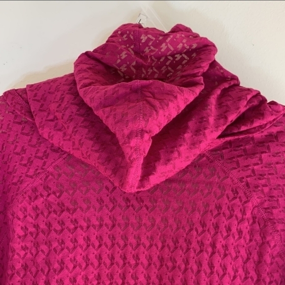 Eddie Bauer Semi Sheer Lightweight Hoodie Hooded Magenta Women’s 2XL Plus Size - Picture 4 of 9
